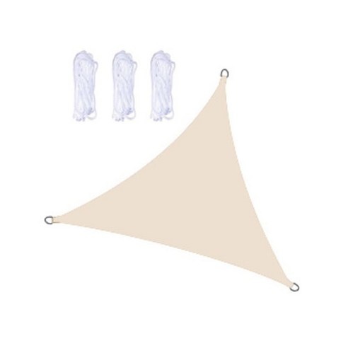 방수 UV차단 그늘막 5 x 5 x 5 m GJ_02_02, 베이지, 1개