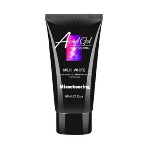미스치어링 폴리젤 연장 60ml 세트, 밀크화이트, 1세트