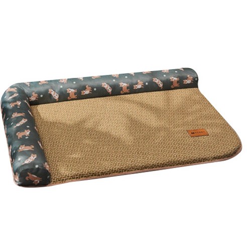 모모 반려동물 아이스 여름 쿨 매트, 블랙, 1개