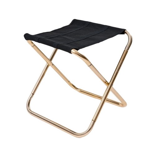 하이어데코 휴대용 캠핑 접이식 의자 L 30 x 25.5 x 31 cm, 로즈골드, 1개