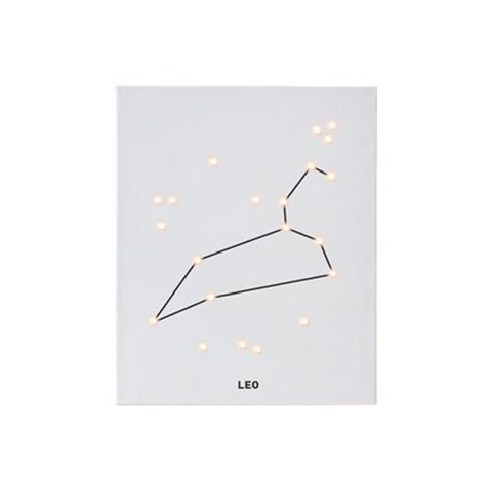 스칸디팝 별자리 시리즈 DIY 캔버스조명, 사자자리, 1개