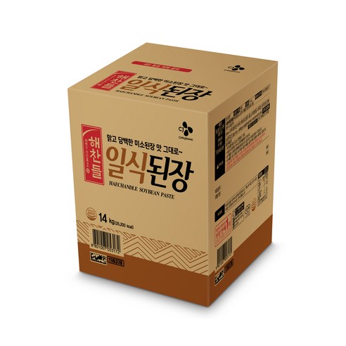 해찬들 일식된장, 14kg, 1개