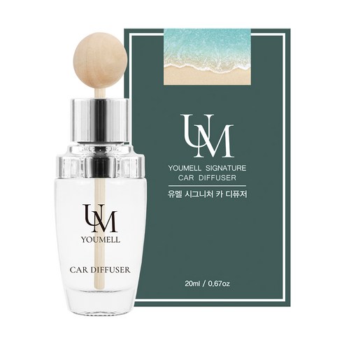 유멜 시그니처 카 디퓨저 20ml, 아쿠아시크릿, 1개