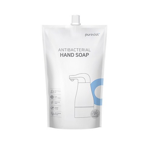 퓨어닷 유아 핸드워시, 무향, 1개, 500ml