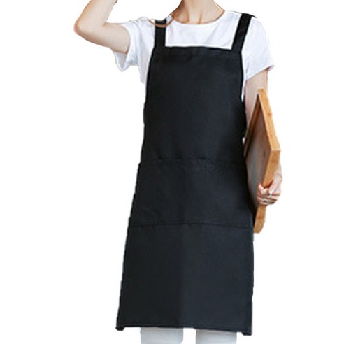 올데이몰 바리스타 앞치마, 블랙, 1개