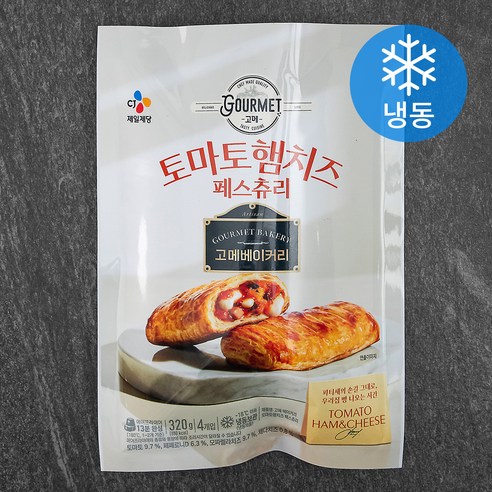 고메 베이커리 토마토햄치즈 페스츄리 (냉동), 320g, 1개