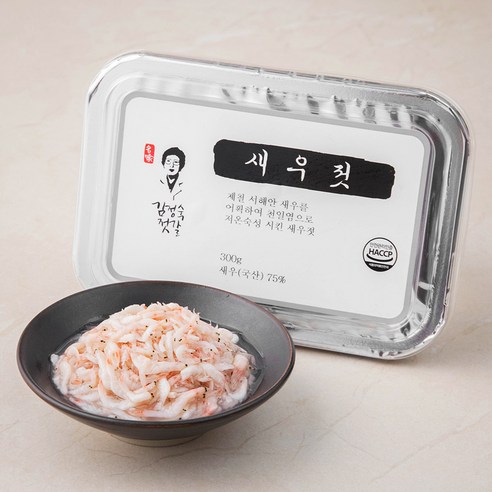 김정숙젓갈 새우젓, 300g, 1개