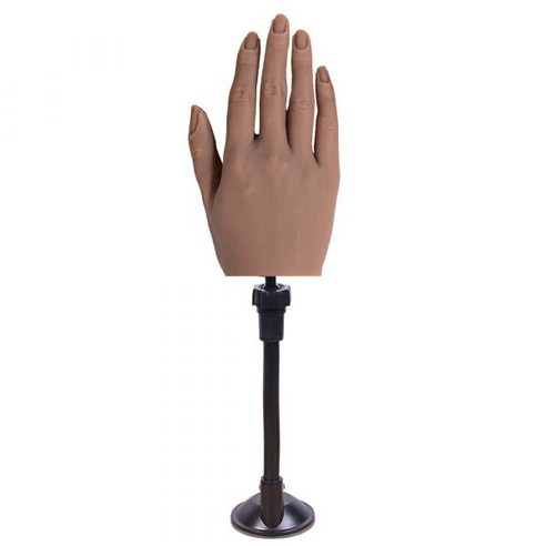 라볼페 구부리는 네일 연습 손 모델 마네킹 9 x 21 cm, 2 오른손