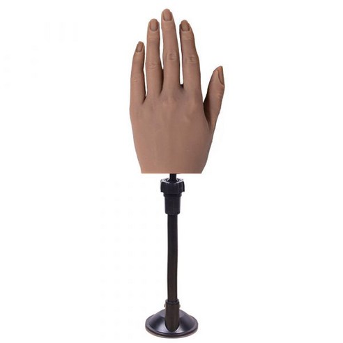 라볼페 구부리는 네일 연습 손 모델 마네킹 9 x 21 cm, 2 왼손