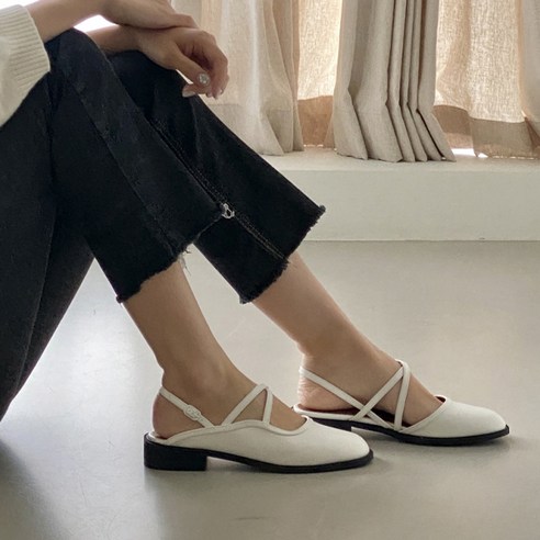 블랙101 여성 데이나비 플랫슈즈 2.5cm C133_5079