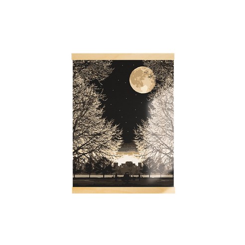 아트조이 DIY 행잉 명화그리기 족자형 40 x 50 cm, 조용한 숲