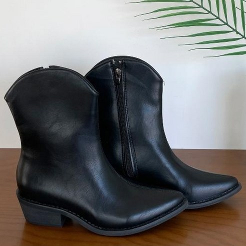 브이컷 미들 웨스턴부츠 4.5cm