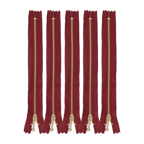 브랜드얀 YKK 베이직 메탈지퍼 30cm, 버건디, 5개