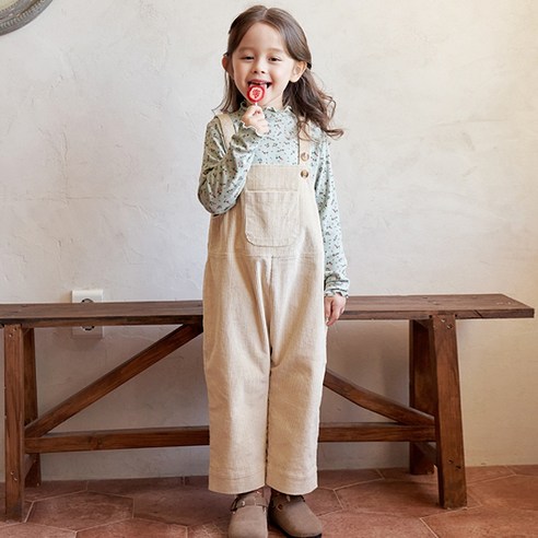 베베쥬 아동용 데일리 오버롤팬츠
