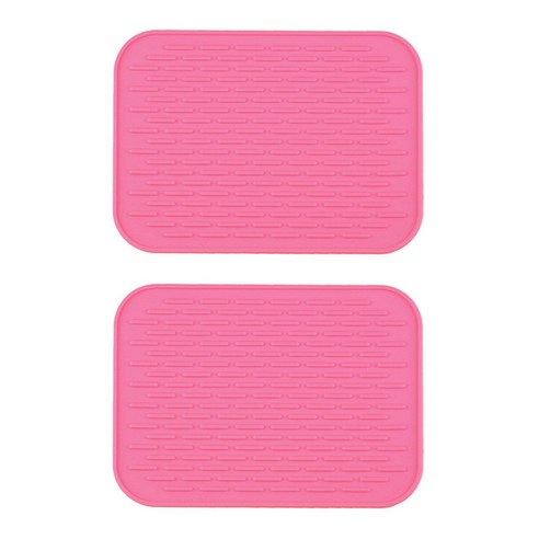 비에스업 넓은 주방 냄비 받침대, 11 로즈 레드, 2개