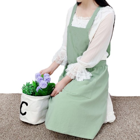에이스 무지 에이라인 스퀘어 앞치마, A11, 1개