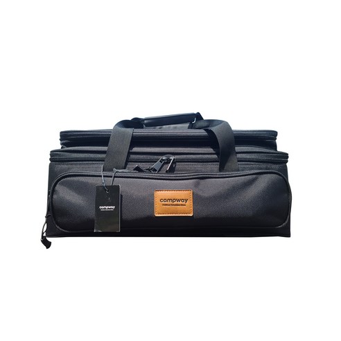 캠프웨이 멀티 캠핑 단조팩 고급형 가방, 블랙, 1개