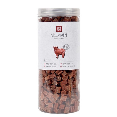 고기듬뿍 반려견 져키 1kg, 1개, 양고기 맛