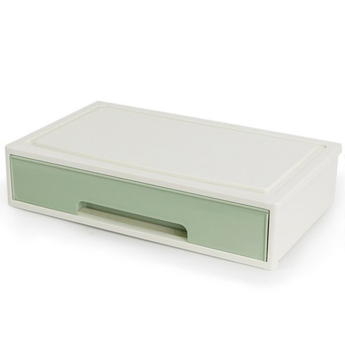 서랍형 수납 캐비닛 박스 수납함 GH15_RD_504, 그린, 1개