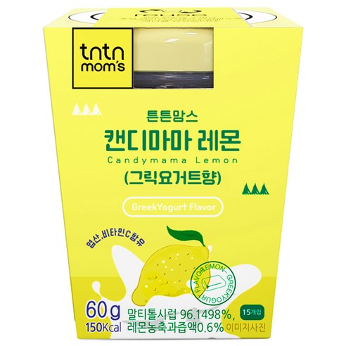 튼튼맘스 캔디마마 레몬 그릭요거트향 15p, 60g, 1개