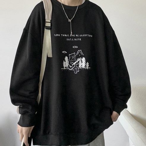 oversize overfit 男女皆宜 時尚 休閒 服裝 頂部 運動衫 男女皆宜 男女皆宜