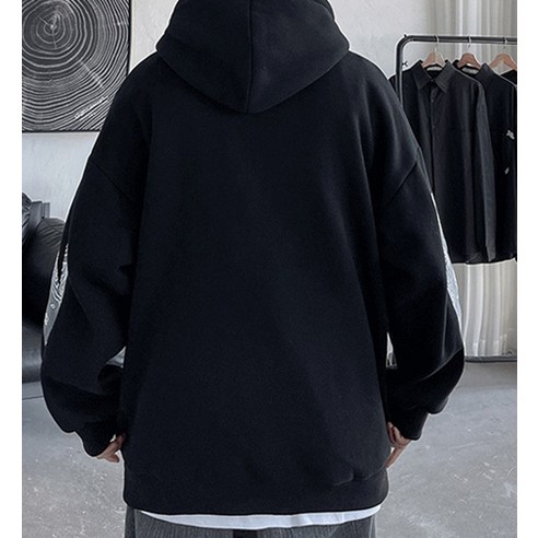 oversize overfit 中性 時尚 休閒 衣服 上衣 帽衫 中性 中性