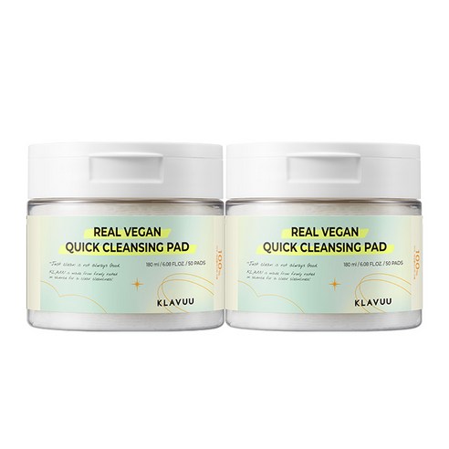 클라뷰 리얼 퀵 클렌징 패드 180ml, 50개입, 2개