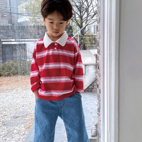 미니달콩 아동용 쓰리 카라 티셔츠