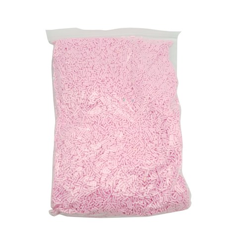대용량 칼라 폴리머 스프링클 도넛가루 표현재료 500g, 1개, 핑크