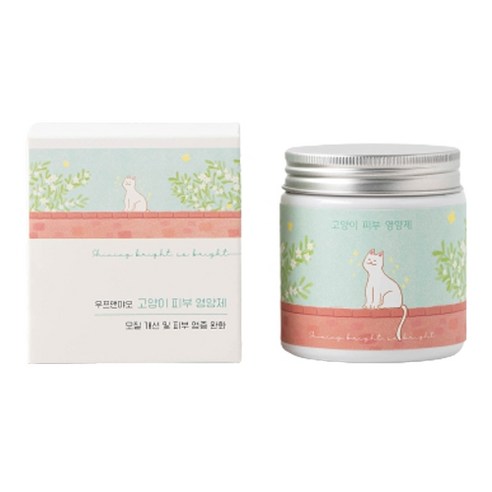 우프앤먀오 고양이 영양제, 피부/피모, 1개