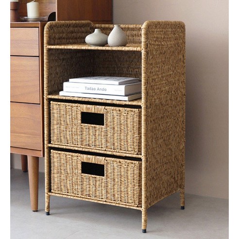 당신의 공간에 불어넣는 보헤미안 감성, VER.2 데이지가든 라탄 수납장