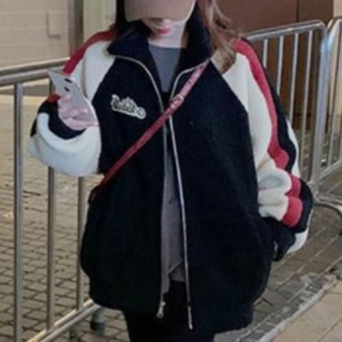 루나글램 임산부 플러스 벨벳 재킷 아우터 wen585