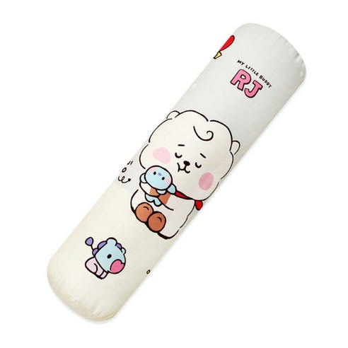 BT21 리틀버디 원형 롱 바디필로우, 알제이