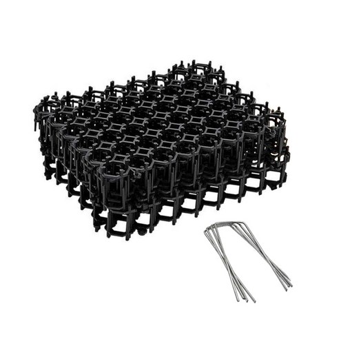 포원밀리언 고양이 퇴치 12p + 금속막대 4p 세트, 블랙