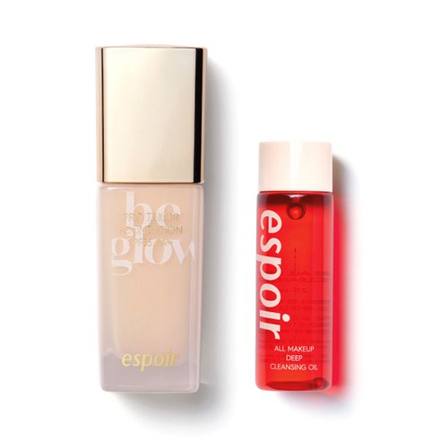 에스쁘아 프로 테일러 파운데이션 비글로우 30ml + 올 메이크업 딥 클렌징 오일 25ml 기획세트, 4호 페탈(파운데이션), 1세트