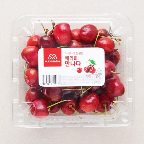 만나다 미국 체리, 300g, 1개