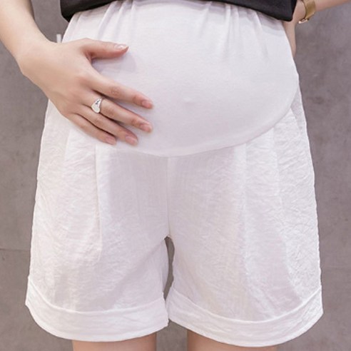 봄여름 린넨 캔디 하이웨스트 임산부 반바지