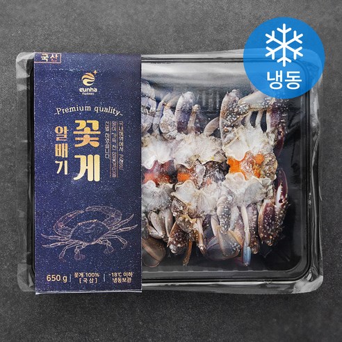 은하수산 알배기 꽃게 (냉동), 650g, 2개