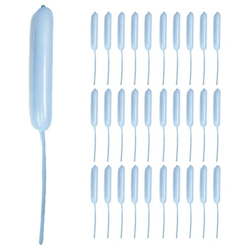 와우 260S 마카롱 풍선 100p, 블루, 3개