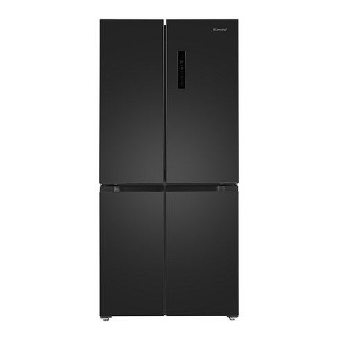 캐리어 클라윈드 피트인 4도어 냉장고 436L 방문설치, KRNF436BPS1, 블랙메탈