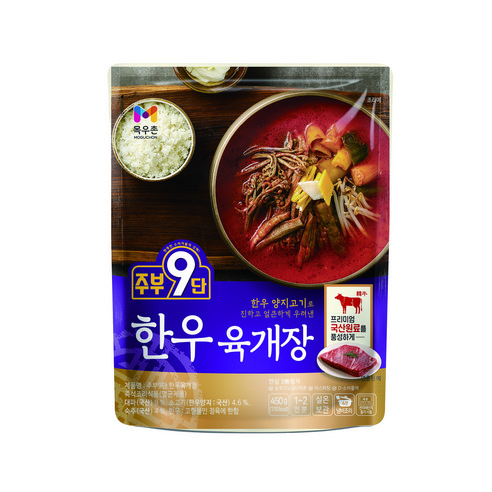 주부9단 목우촌 한우 육개장, 450g, 6개