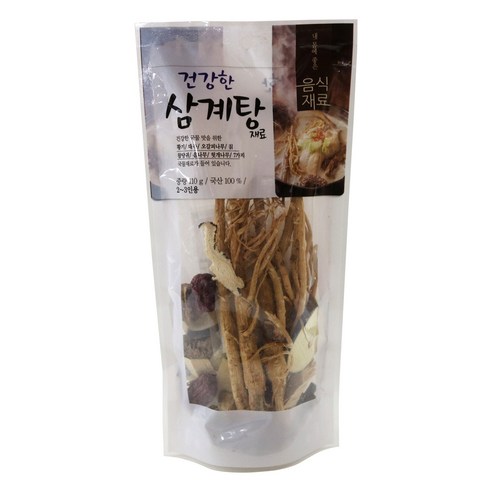 청솔 건강한 삼계탕재료, 1개, 110g