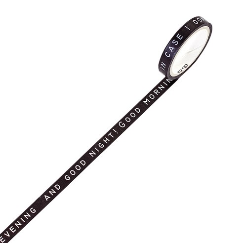 온업 DIY 다이어리 꾸미기 스티커 슬림 테이프 7mm x 5m, 1개, Truman