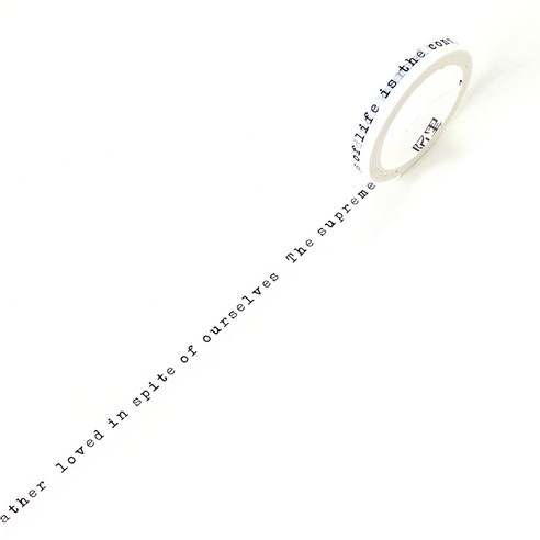 온업 DIY 다이어리 꾸미기 스티커 슬림 테이프 7mm x 5m, 1개, Hugo