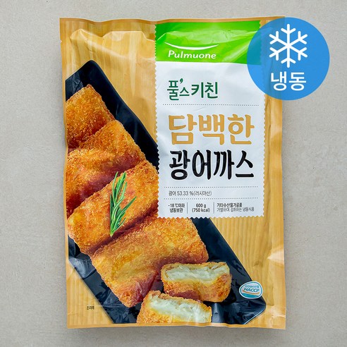 풀무원 풀스키친 담백한 광어까스 10개입 (냉동), 1개, 600g