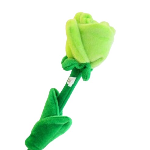 해솔 장미 꽃 꽂이 인테리어 인형, 그린, 60cm
