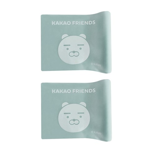 카카오프렌즈 라텍스밴드 레벨 3 2p, 블루, 2개