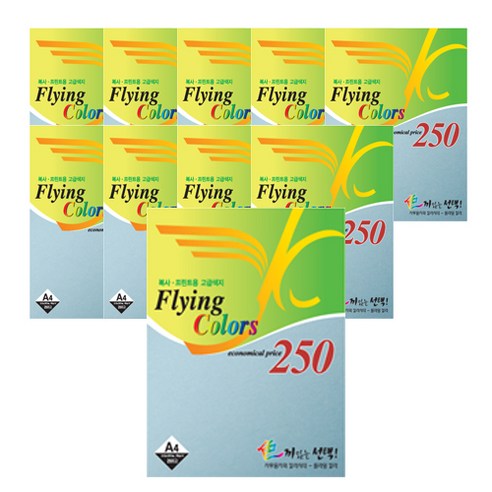 플라잉칼라 점보 복사용지 13 250매 x 10p, A4, 2500매