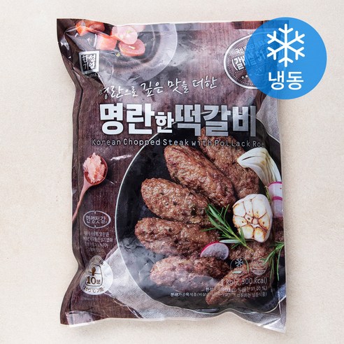 전자레인지  한성기업 명란한 떡갈비 (냉동), 1kg, 1개