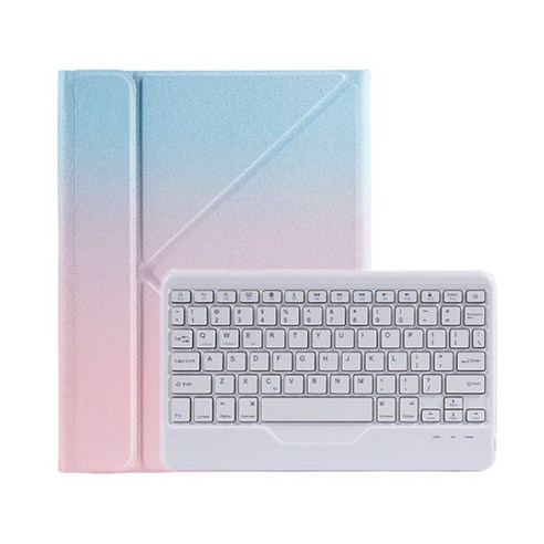 태블릿PC 다이어리형 애플펜슬 거치가능 케이스 + 블루투스 키보드 세트 B011, 아이패드 11 3 / 4 / 5세대, 핑크 + 블루